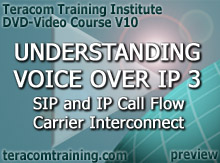 DVD Video Course V10 - Understanding Voice over IP 3: SIP and IP Call Flow  Carrier Interconnect  Megaco - preview