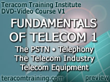 DVD Video Course V1 - Fundamentals of Telecom 1: The PSTN  Telephony  Telecom Equipment  The Telecom Industry - preview