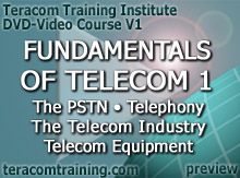 DVD Video Course V1 - Fundamentals of Telecom 1: The PSTN  Telephony  Telecom Equipment  The Telecom Industry - preview