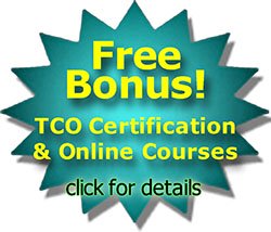 free bonus TCO certifications