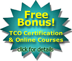 free bonus TCO certification and online courses