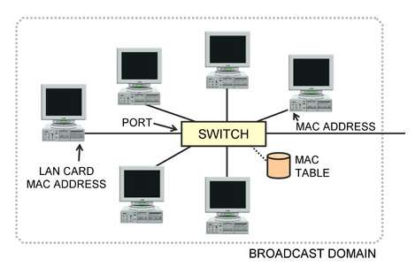 Ethernet LAN switch