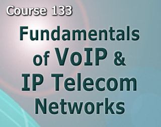 Course 133 Fundamentals of VoIP 
& IP Telecom Networks 
