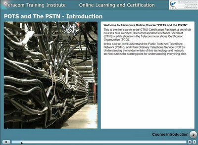 POTS and the PSTN - course introductionduction Lesson