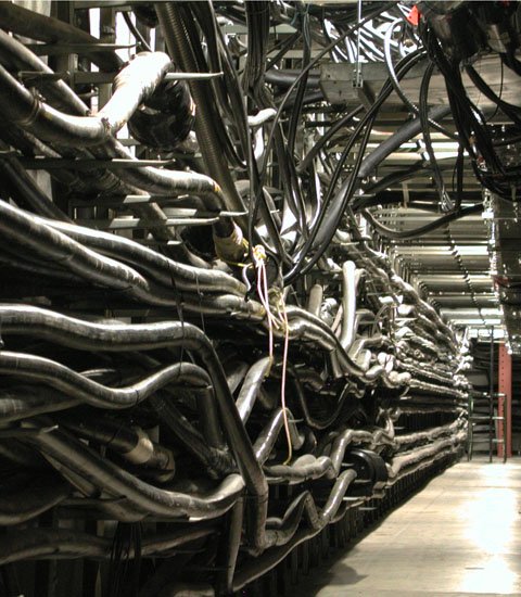 cable vault in a Central Office (CO)