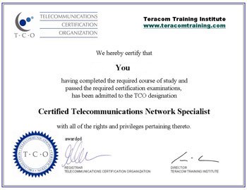 CTNS Certificate