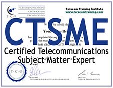 CTSME - TCO Certified Telecommunications Subject Matter Expert