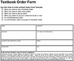 printed order form for volume discounts, PO, check, credit cards, US or Canadian funds