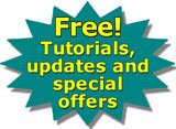 sign up to hear about new tutorials, updates and specials